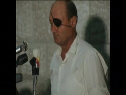 SYND 22-8-73 MOSHE DAYAN STATEMENT News Clip