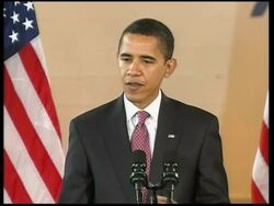 Obama names Chicago schools chief as Ed Sec, comment on interest rate News Clip