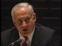 Israel - Netanyahu addresses press conference News Clip