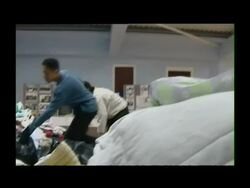 PAKISTAN: Donations for earthquake victims unloaded News Clip