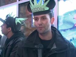 INTERVIEW: Steve Lopez on being the first ones on line at 4:30am. Stock Footage