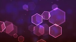 Hexagon Purple Background Loopable Stock Footage