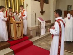 Syrian Christians Celebrate Assumption In Berlin Stock Footage