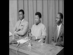 SYND 12/11/67 NIGERIA'S FEDERAL ADMINISTRATOR ASIKA GIVES PRESS CONFERENCE Instructional Video