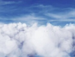 Airplane in the sky 1080 HD Stock Footage