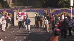 Tear gas fired as rival protesters clash on streets of second city Instructional Video