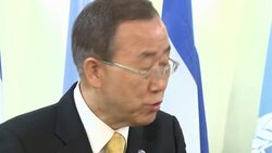 VOICED : UN chief Ban Ki moon meets News Clip