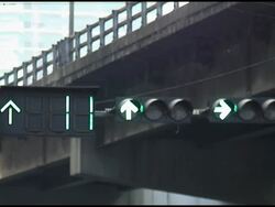 Countdown Clock on Green and Orange, Yellow Traffic Lights Stock Footage
