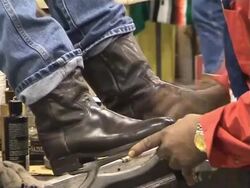 Cowboy Boots Stock Footage
