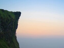 Phu chee fah at sunrise Stock Footage