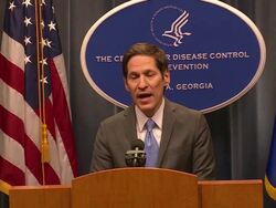 CDC Director on Ebola Stock Footage