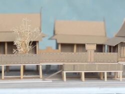 thai house style model Stock Footage