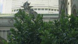 Grand Central exterior shot Stock Footage