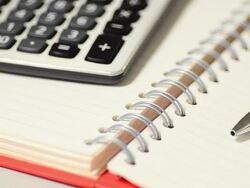 Office desk equipment for work Stock Footage