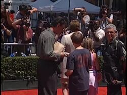 Premiere of 'The Princess Diaries' Stock Footage