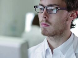 Information_research_display Stock Footage