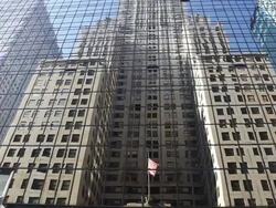 Reflection of Chrysler Building, New York, USA Stock Footage