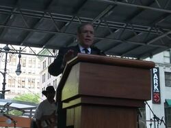 May 12, 2011 Rally and March - City Hall Stock Footage