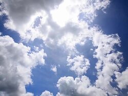 HD:Blue sky and cloud nature background Stock Footage