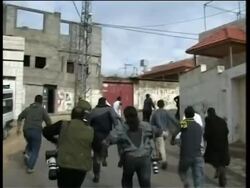 WRAP Clashes with Israeli soldiers after mosque attack ADDS rabbi s'bite News Clip