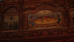 Interiors of the Monastery Stock Footage