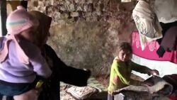 Hundreds of people have taken to living in caves and ruins to escape bloody fighting News Clip
