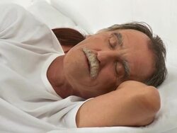 HD DOLLY: Restless Sleeping Stock Footage