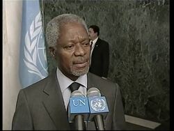 Annan rejects any trial that could lead to Saddam execution News Clip