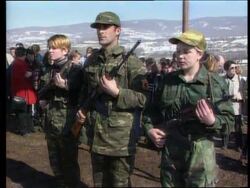 (v) KOSOVO: ALBANIANS CELEBRATE ANNIVERSARY OF SERB CRACKDOWN Instructional Video