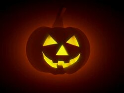 Halloween Pumpkin Stock Footage
