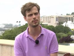 INTERVIEW: Matthew Gray Gubler on saying he wants to walk the country at the 51st Monte-Carlo Television Festival - Matthew Gray Gubler Interview at Monte-Carlo . (Footage by WireImage Video/Getty Images Entertainment Video) Stock Footage