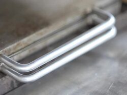 move up mold in compress machine Stock Footage