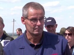 OSCE presser regarding MH17 bodies News Clip