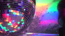 Night Club Disco Floor and Disco Ball News Clip
