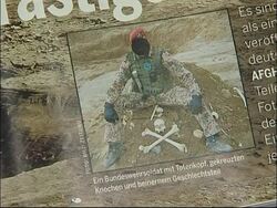 Pictures purportedly showing military vehicle in Afghanistan sporting Nazi symbol News Clip