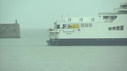 Ferries at Port of Dover News Clip