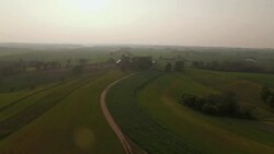 Sunset Farm Stock Footage