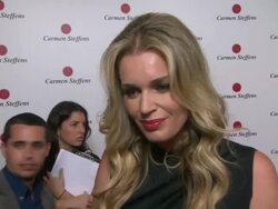 INTERVIEW: Rebecca Romijn on being a part of the night at Hot Brazilian Fashion Brand Carmen Steffens Opens U.S. Flagship Store Stock Footage