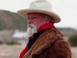MS Portrait of cowboy / Santa Fe, New Mexico, United States Stock Footage