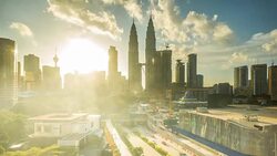 Petronas Towers Stock Footage