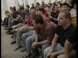 Court appearence of Israeli soldiers who refuse to serve in occupied territories News Clip