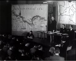 MR MENZIES ON EVE OF SAILING REVIEWS WAR SITUATION News Clip