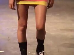 Models on the runway at Buenos Aires Fashion Week on February 25, 2011, in Buenos Aires, Argentina. (Footage by Meche Marmol/LatinContent/Getty Images) Stock Footage