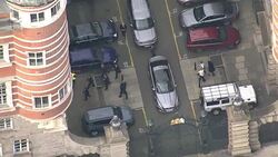 Aerials David Cameron Driven To The House Of Commons For Syria Vote News Clip