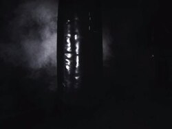 HD SUPER SLOW MO: Boxing Bag Stock Footage