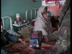 British soldiers give toys to Afghan children for Xmas News Clip