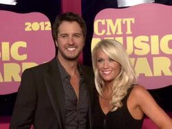 Luke Bryan at 2012 CMT Music Awards Stock Footage