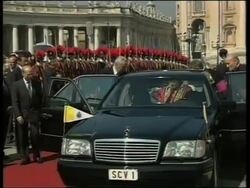 Benedict's First Official Visit Outside Vatican - Meets Ciampim, Pope Visits Brother Recovering From Pacemaker Surgery News Clip