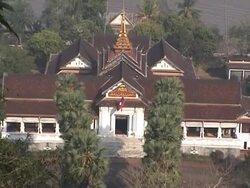 Royal Palace, Luang Prabang, Laos Stock Footage