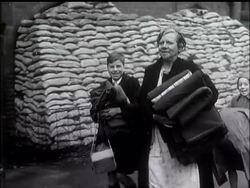 DISTINGUISHED VISITORS TO LONDON'S SHELTER - News Clip